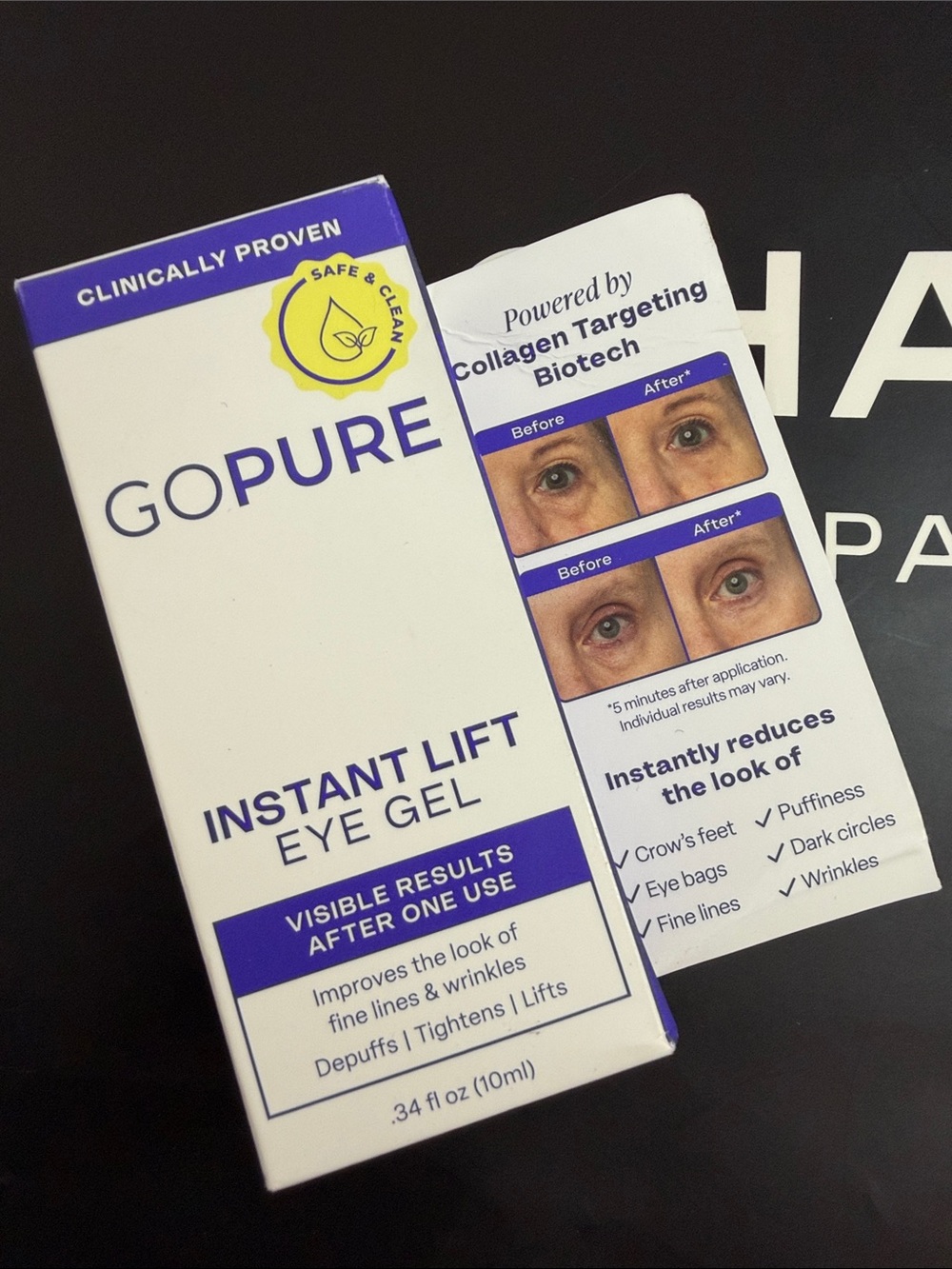 GoPure Instant Lift Eye Gel